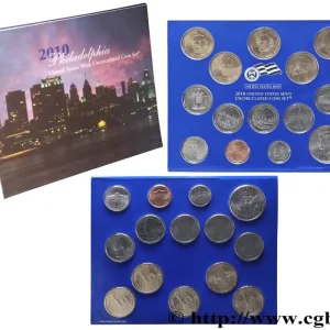 ÉTATS-UNIS D'AMÉRIQUE Série 14 monnaies 2010 Philadelphie fwo_838437 Monde Bon Plan