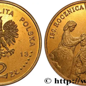 Achat Immédiat POLOGNE 2 Zlote 150e anniversaire du soulèvement de Janvier 2013 Varsovie fwo_844002 Monde