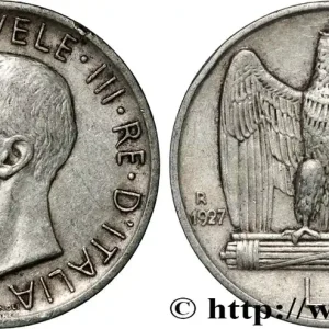 ITALIE 5 Lire Victor Emmanuel III 1927 Rome fwo_853173 Monde Prix Promo