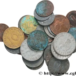 Seulement Aujourd’hui ALLEMAGNE Lot de 30 monnaies du Troisième Reich n.d. Atelier Divers fwo_854505 Monde