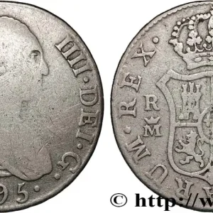 ESPAGNE 2 Reales Charles IV 1795 Madrid fwo_856544 Monde Prix Bas