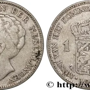 PAYS-BAS 1 Gulden Wilhelmina 1923 Utrecht fwo_862175 Monde Premium