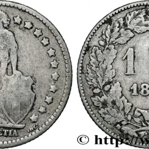 Offre Exclusive SUISSE 1 Franc Helvetia 1894 Paris - A fwo_868768 Monde