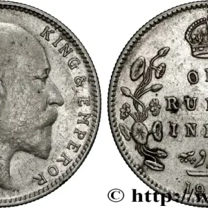 Jusqu’à Épuisement Des Stocks INDES BRITANNIQUES 1 Rupee (Roupie) Edouard VII 1906 Bombay fwo_870091 Monde