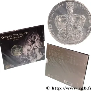 ROYAUME-UNI 5 Pounds (5 Livres) Jubilé de Diamant 2013 fwo_870796 Monde Produit De Marque
