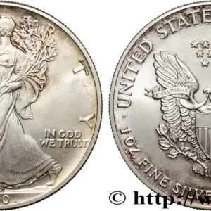 Seulement Aujourd’hui ÉTATS-UNIS D'AMÉRIQUE 1 Dollar type Silver Eagle 1990 Philadelphie fwo_883020 Monde