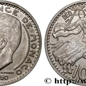 MONACO 100 Francs Rainier III 1950 Paris fwo_883098 Monde Promotion