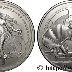 ARGENT D'INVESTISSEMENT 1 Oz - 2 Dollars Thomas Edison 2023 fwo_883338 Monde Vente Flash