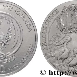 ARGENT D'INVESTISSEMENT 1 Oz - 50 Francs Pélican 2022 fwo_883714 Monde Authentique