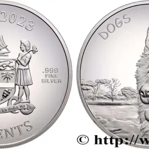 Haute Qualité ARGENT D'INVESTISSEMENT 1 Oz - 50 Cents Chien 2023 fwo_883813 Monde