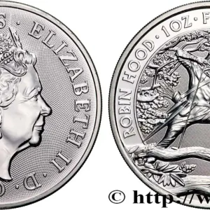 Prix Promo ARGENT D'INVESTISSEMENT 1 Oz - 2 Pounds Robin des Bois 2021 fwo_883924 Monde