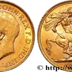 OR, PALLADIUM ET PLATINE INVESTISSEMENT 1 Souverain Georges V 1917 Perth fwo_884618 Monde Populaire