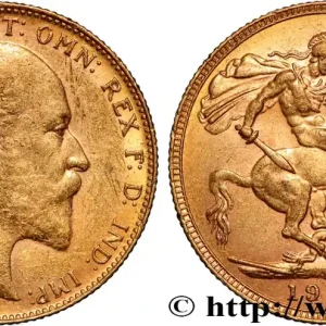 Remise OR, PALLADIUM ET PLATINE INVESTISSEMENT 1 Souverain Edouard VII 1905 Perth fwo_886197 Monde