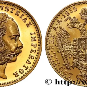OR, PALLADIUM ET PLATINE INVESTISSEMENT 1 Ducat refrappe moderne François-Joseph Ier 1915 fwo_886287 Monde Produit De Marque