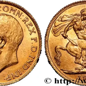 Réduction OR, PALLADIUM ET PLATINE INVESTISSEMENT 1 Souverain Georges V 1911 Londres fwo_887808 Monde