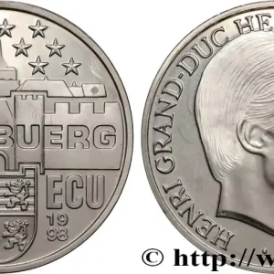 Expédié Aujourd’hui LUXEMBOURG 25 Ecu Proof Henry Grand-Duc héritier de Luxembourg 1998 fwo_888514 Monde