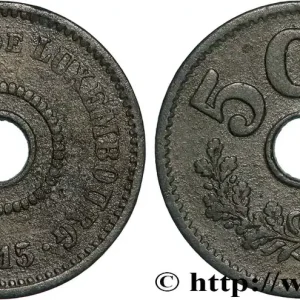 LUXEMBOURG 5 Centimes Grande-Duchesse Marie-Adelaïde 1915 Bruxelles fwo_888688 Monde Expédition Rapide