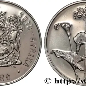 AFRIQUE DU SUD 50 Cents Proof 1980 fwo_888788 Monde Garantie Incluse