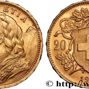 En Vogue OR, PALLADIUM ET PLATINE INVESTISSEMENT 20 Francs "Vreneli" 1900 Berne fwo_890373 Monde