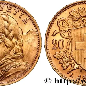 Bon Plan OR, PALLADIUM ET PLATINE INVESTISSEMENT 20 Francs "Vreneli" 1935 Berne fwo_890394 Monde