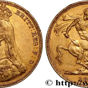 OR, PALLADIUM ET PLATINE INVESTISSEMENT Souverain “buste du jubilé” 1887 Londres fwo_890422 Monde Premium
