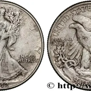 Jusqu’à Épuisement Des Stocks ÉTATS-UNIS D'AMÉRIQUE 1/2 Dollar Walking Liberty 1942 Philadelphie fwo_890780 Monde