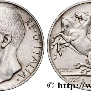 ITALIE - VICTOR EMMANUEL III 10 Lire char antique 1929 Rome fwo_891414 Monde Jusqu’à Épuisement Des Stocks