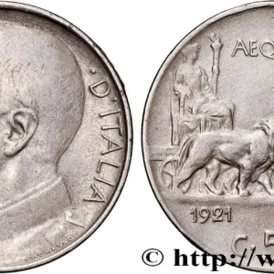 ITALIE 50 Centesimi Victor Emmanuel III 1921 Rome fwo_891435 Monde Premium