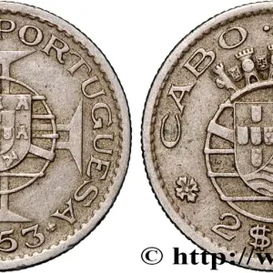 CAP VERT 2,5 Escudos monnayage colonial portugais 1953 fwo_892087 Monde Bon Plan