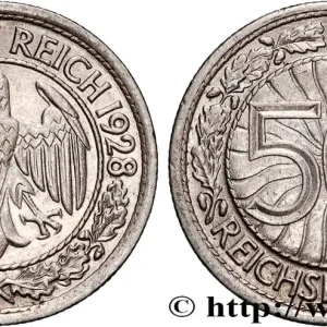 Offre Spéciale ALLEMAGNE 50 Reichspfennig 1928 Hambourg fwo_892103 Monde