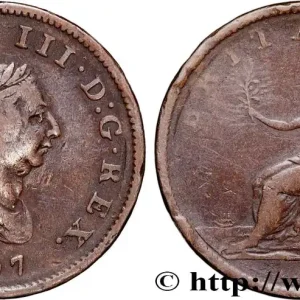 ROYAUME-UNI 1/2 Penny Georges III tête laurée 1807 fwo_892159 Monde Achetez Aujourd’hui