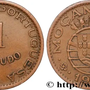 Original MOZAMBIQUE 1 Escudo colonie portugaise du Mozambique 1957 fwo_892461 Monde