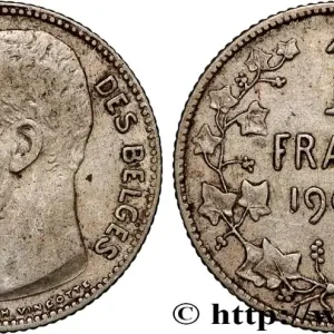 Meilleur Prix BELGIQUE 1 Franc Léopold II légende française 1909 fwo_892475 Monde