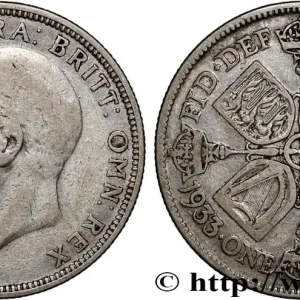 Authentique ROYAUME-UNI 1 Florin Georges V 1933 fwo_892481 Monde