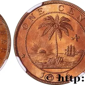Édition Limitée LIBERIA 1 Cent 1896 Heaton fwo_615596 Monde