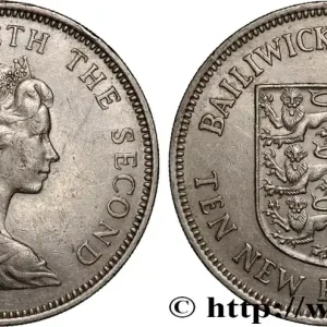 Offre Spéciale JERSEY 10 New Pence Elisabeth II 1968 fwo_893514 Monde
