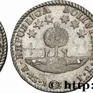BOLIVIE 1 Sol Simon Bolivar 1830 Potosi fwo_418648 Monde Quantité Limitée