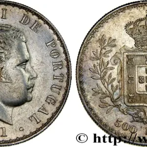 Expédition Rapide PORTUGAL - ROYAUME DU PORTUGAL - CHARLES Ier 500 Reis 1901 fwo_434644 Monde