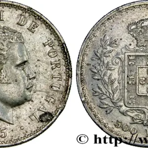 Meilleure Qualité PORTUGAL - ROYAUME DU PORTUGAL - CHARLES Ier 500 Reis 1895 fwo_434649 Monde