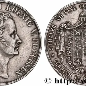 ALLEMAGNE - ROYAUME DE PRUSSE - FRÉDÉRIC-GUILLAUME III 2 Thaler 1840 Berlin fwo_750200 Monde Vente Flash