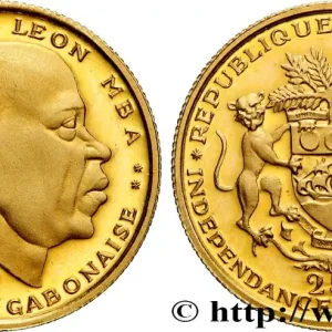 Commande En Gros GABON 25 Francs Proof Léon Mba 1960 Paris fwo_869055 Monde