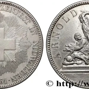 Jusqu’à Épuisement Des Stocks SUISSE Module de 5 Francs Tir de Nidwald (Nidwalden) 1861 fwo_873471 Monde