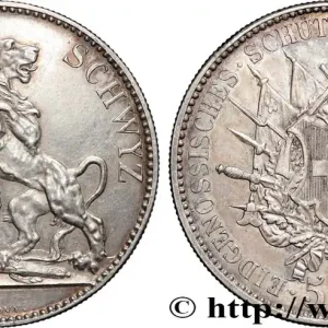 Artisanat SUISSE - CONFÉDÉRATION HELVÉTIQUE - CANTON DE SCHWYTZ 5 Franken 1867 fwo_873476 Monde
