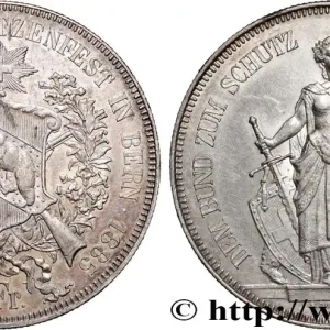 Offre Exclusive SUISSE 5 Francs concours de Tir de Berne 1885 fwo_873489 Monde