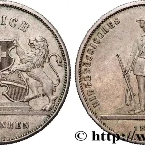 SUISSE - CANTON DE ZÜRICH 5 Franken Tir de Zurich 1859 fwo_881344 Monde Usine Directe