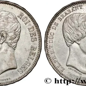 Meilleur Choix BELGIQUE 5 Francs mariage du Duc et de la Duchesse de Brabant 1853 fwo_887875 Monde
