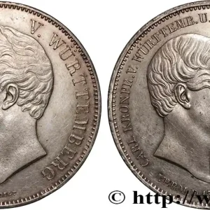 ALLEMAGNE - ROYAUME DE WURTTEMBERG - GUILLAUME I 2 Thaler 1846 Stuttgart fwo_887880 Monde Paiement Sécurisé