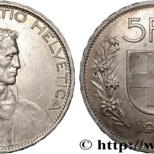 SUISSE 5 Francs berger 1924 Berne fwo_888963 Monde Nouvelle Collection