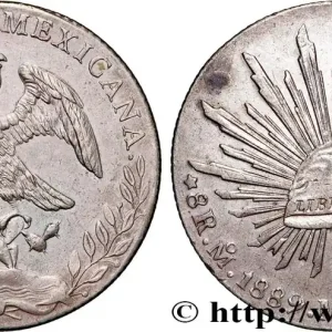 MEXIQUE 8 Reales 1889 Mexico fwo_890709 Monde Édition Limitée