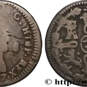 Haute Qualité ESPAGNE 8 Maravedis Ferdinand VII 1817 Jubia fwo_894993 Monde